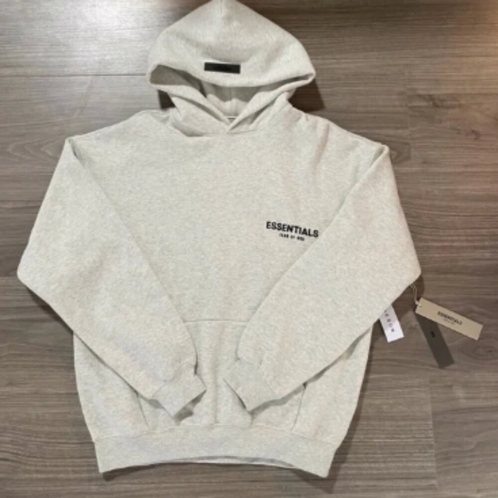 Essentials Gray Hoodie for Men